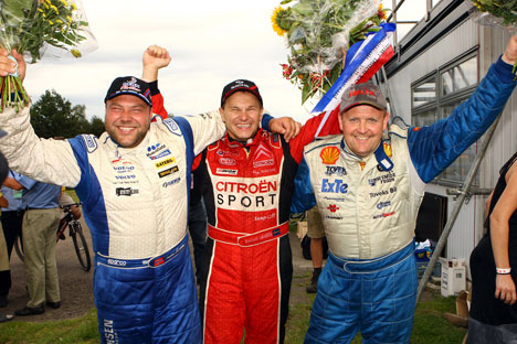 Top 3 eliten - Sverre Isachsen, Kenneth Hansen og Lars Larsson.